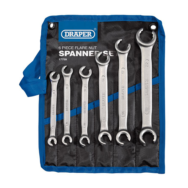 Draper Flare Nut Spanner Set (6 Piece)