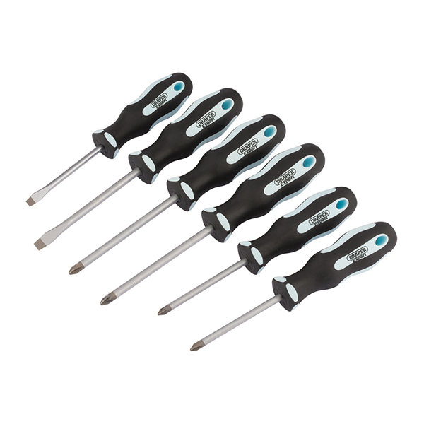 Draper Expert Soft Grip Screwdriver Set (6 Piece)