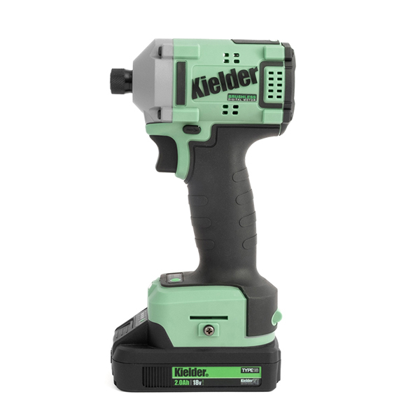 Kielder 1/4" 18v Li-Ion TYPE18 Ultra Compact Impact Driver 2 x 2.0Ah Kit