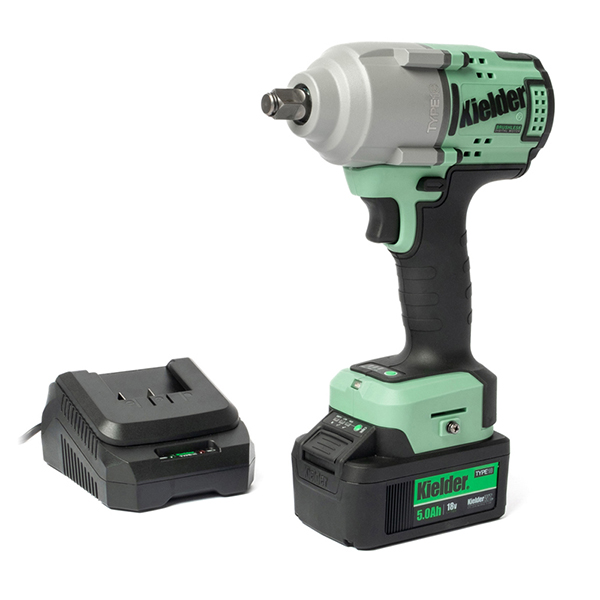 Kielder 1/2" 18v L-Ion TYPE18 Brushless Mid Torque Impact Wrench, 1 x 5.0Ah & Ch