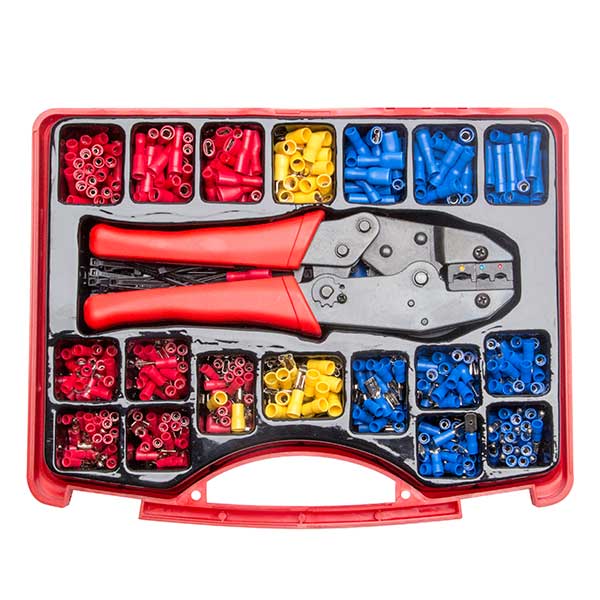MasterPro Ratchet Crimping Tool Kit 552 pieces
