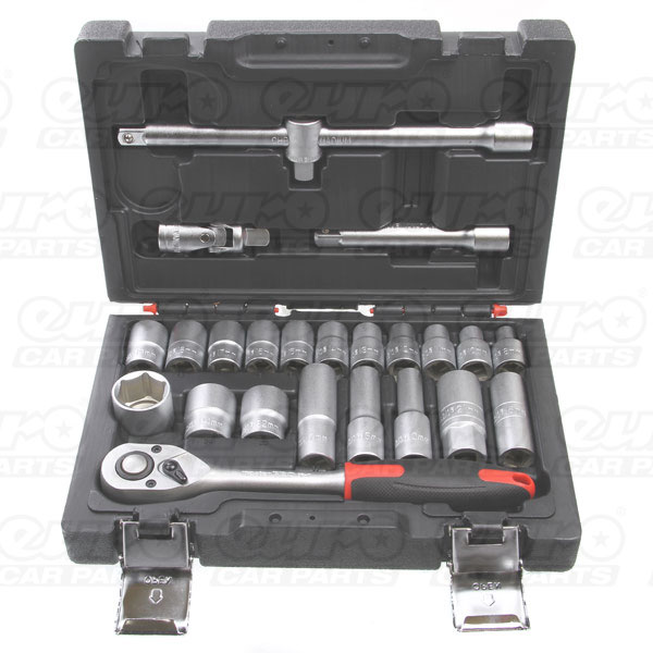 MasterPro 24 piece 1/2 drive socket set Euro Car Parts