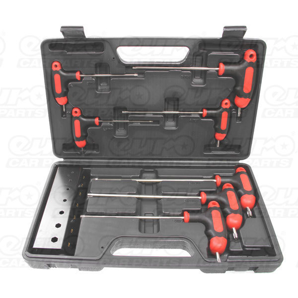 MasterPro 7 piece T-Bar Tampered TX Key Wrench Set
