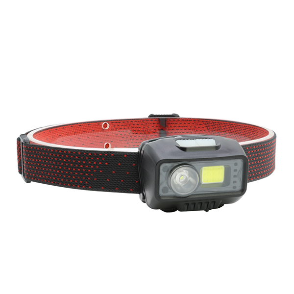 MasterPro Rechargeable LED and COB Headlight with Motion Sensor
