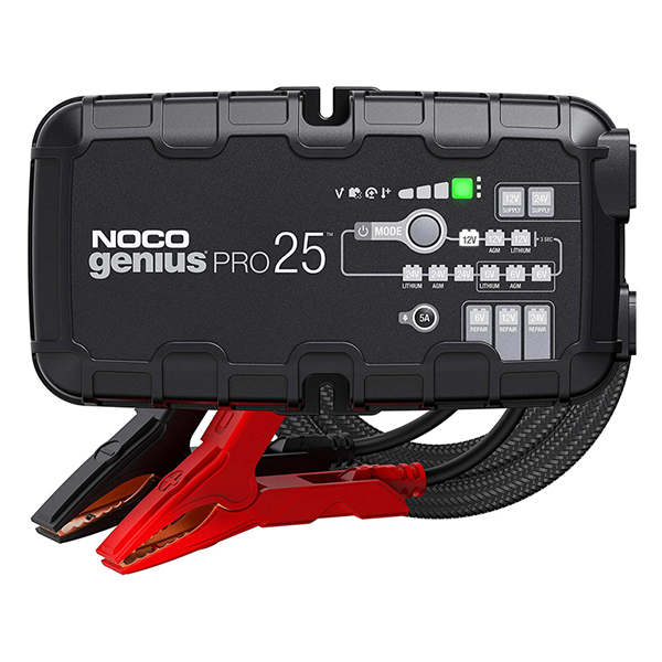 NOCO GENIUSPRO25 6V/12V/24V 25-Amp Smart Battery Charger