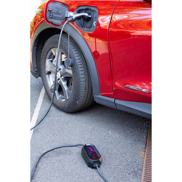 CORD Type 2 Portable EV Charger Cable, 10 Metre, 230V 6A-8A-10A Max 2.3kW - Carry and Storage Bag Included