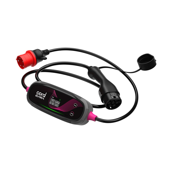 CORD EVIRA Professional Portable Charger -10m 22kW CEE Plug