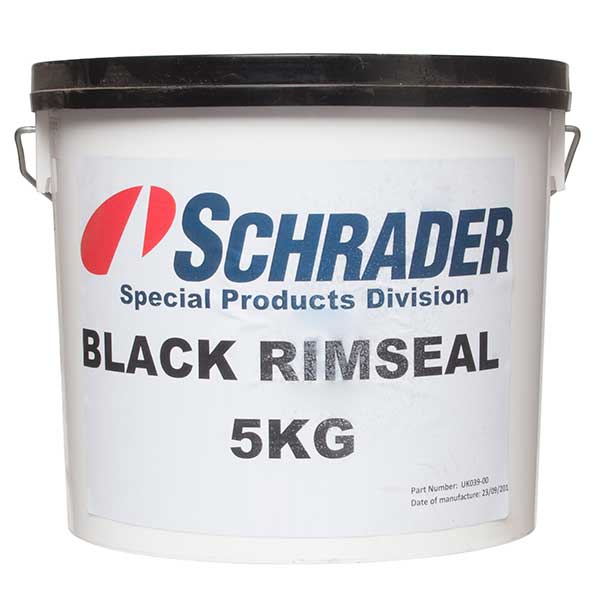 Schrader Black Rimseal 5Kg Tub