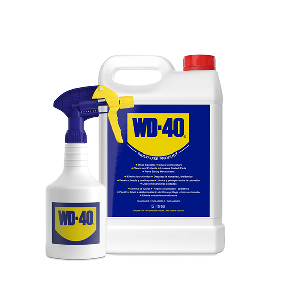 WD-40 Original Multi-Purpose Oil & Lubricant 5Ltr with Applicator