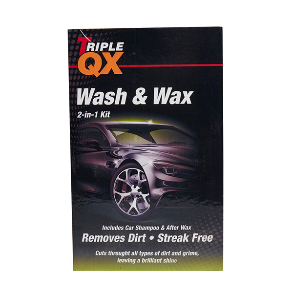 TRIPLE QX Super Concentrated Wash & Wax 1ltr + After Wax Spray Euro