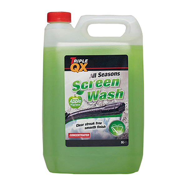 TRIPLE QX -7c Concentrated Apple Screenwash 5Ltrs