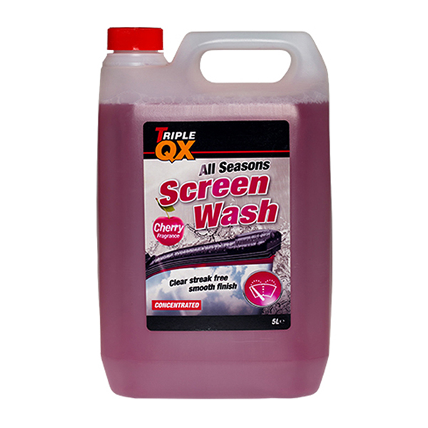 TRIPLE QX -7c Concentrated Cherry Screenwash 5Ltrs