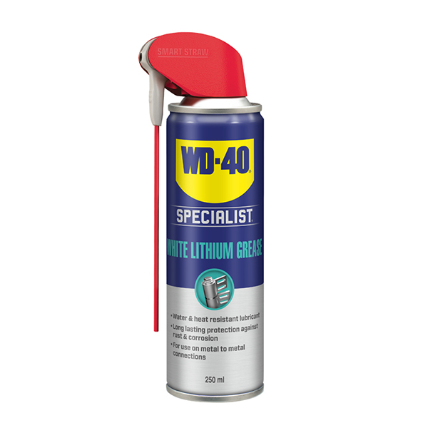 WD-40 Specialist White Lithium Grease with Smart Straw 250ml