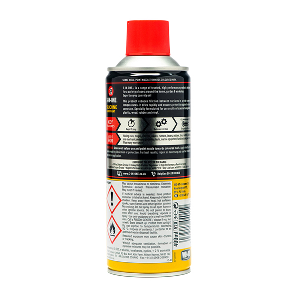 3-IN-ONE Silicone Lubricant 400ml