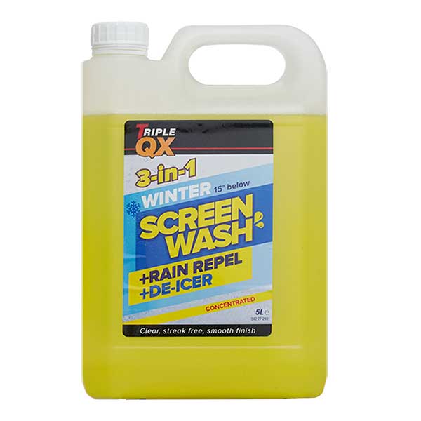 TRIPLE QX Screenwash 3 In 1 Winter - 5 Ltr