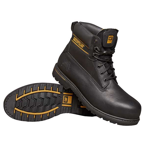 Holton (black) - Safety Work Boots  - Size 7