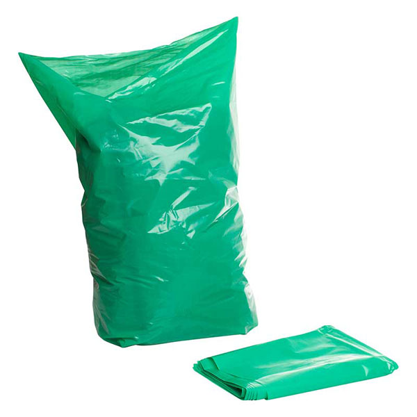 Euro Car Parts Pk of 10 Waste Disposal Bags Green - 30"x20" 250 gauge