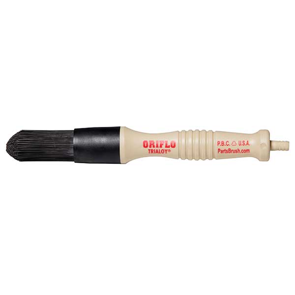 Martin Cox Chemical resistant Oriflo parts cleaning brush with FLOW connector