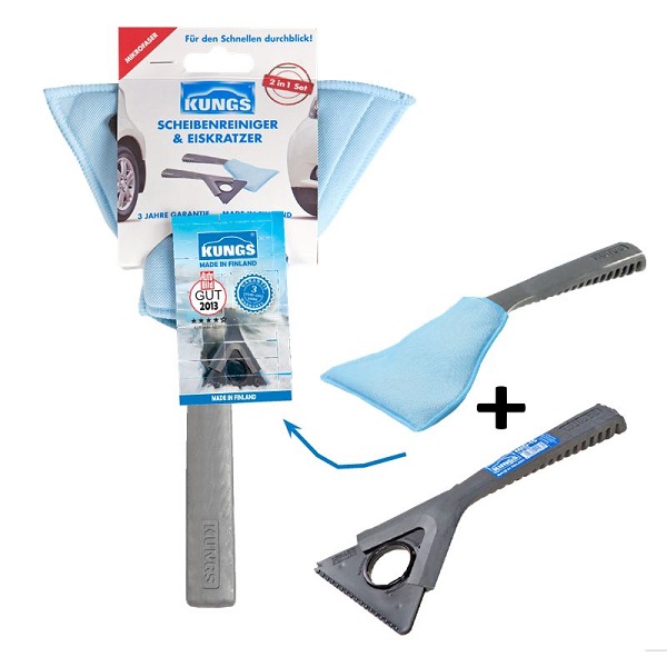 Kungs 2 IN 1 WINDOW CLEANER AND ICE SCRAPER