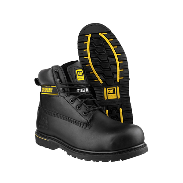 Catapillar Safety Boots Black Holton Size 10