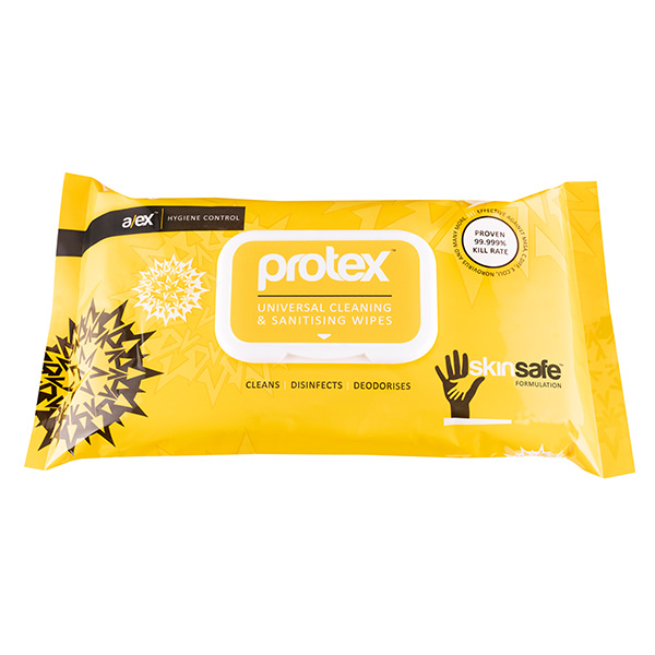 Protex Universal Cleaning & Sanitising Wipes