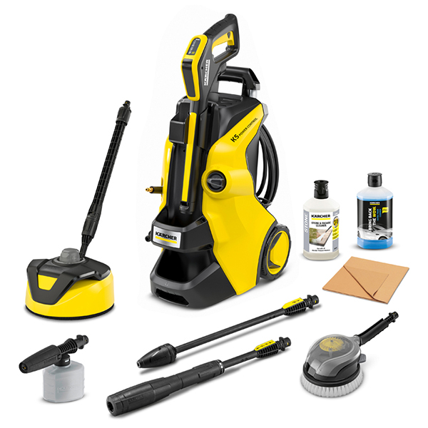 Karcher K5 Power Control Car & Home 2100W Pressure Washer with Accessory Bundle