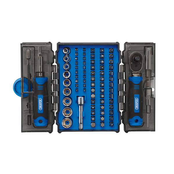 Draper Ratchet and Screwdriver Bit Set (78 Piece)