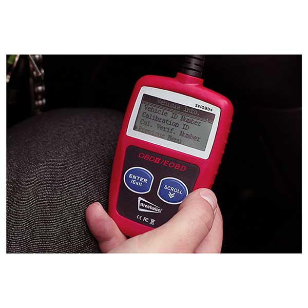 Streetwize OBDII Fault Code Reader LCD Screen Euro Car Parts