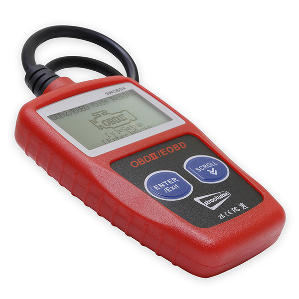 Streetwize OBDII Fault Code Reader - LCD Screen