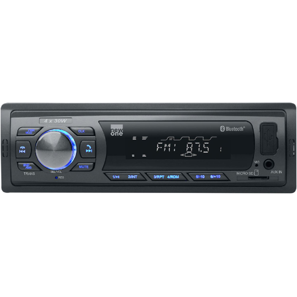 New One Deckless FM Radio Unit With Bluetooth USB And Mirco SD