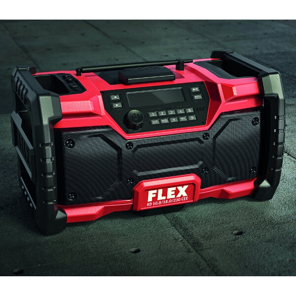Flex Digital 10.8 / 18.0 V DAB+ cordless radio RD 10.8/18.0/230