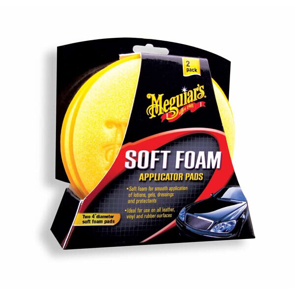 Meguiars Soft Foam 4" Applicator Pads (2pcs)