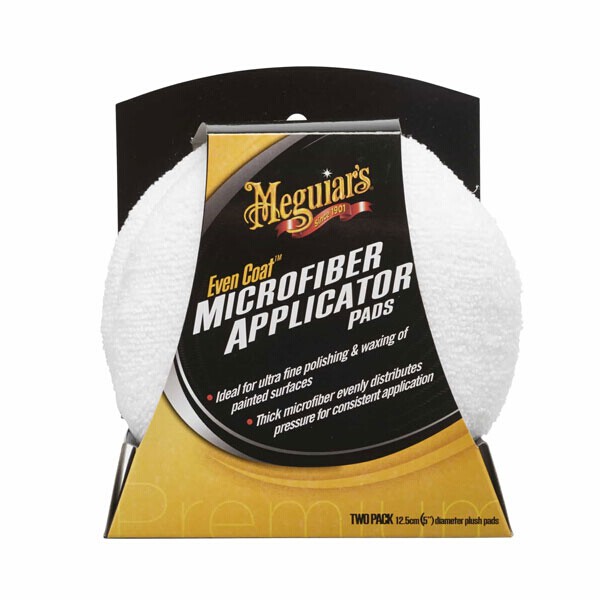 Meguiars Even Coat 5" Microfiber Applicator Pads (2pcs)
