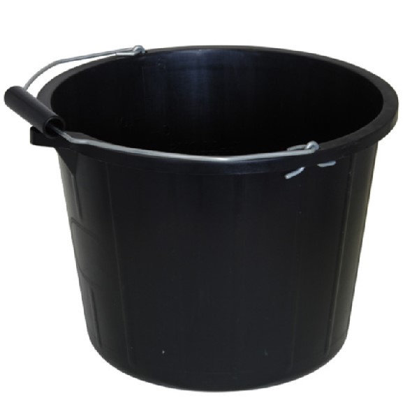 Martin Cox 15L Black Bucket with Handle