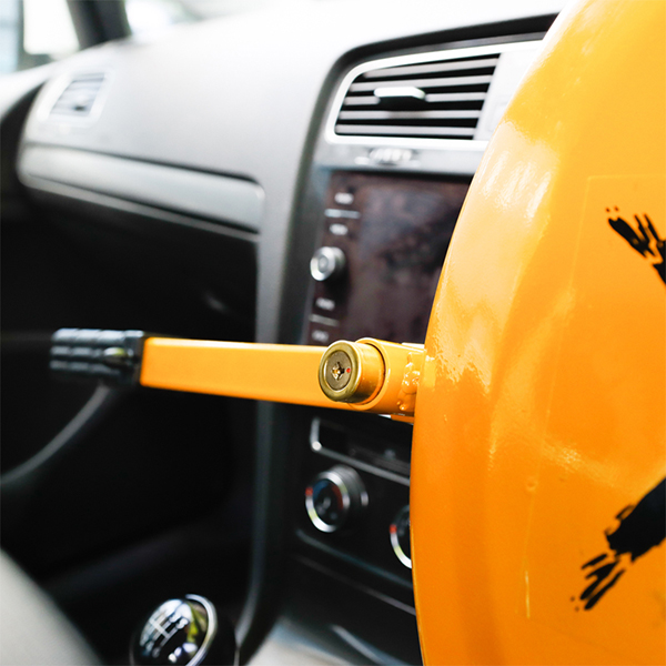 Streetwize Full Face Yellow Steering Wheel Lock