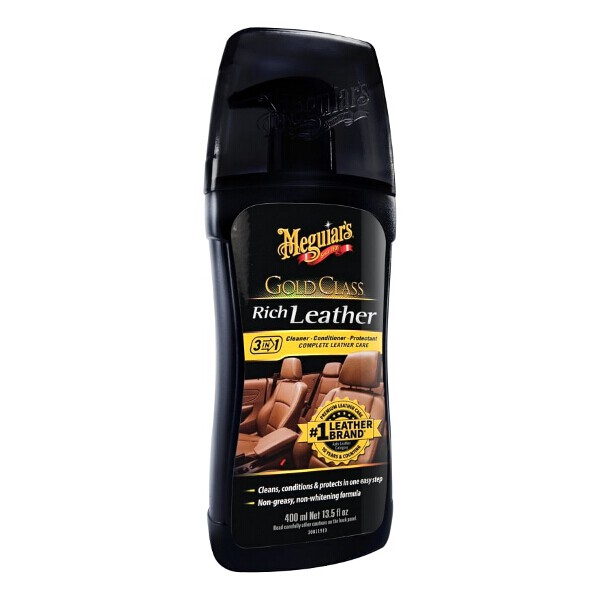 Meguiars Gold Class Rich Leather 3in1 Cleaner Conditioner Protectant 400ml