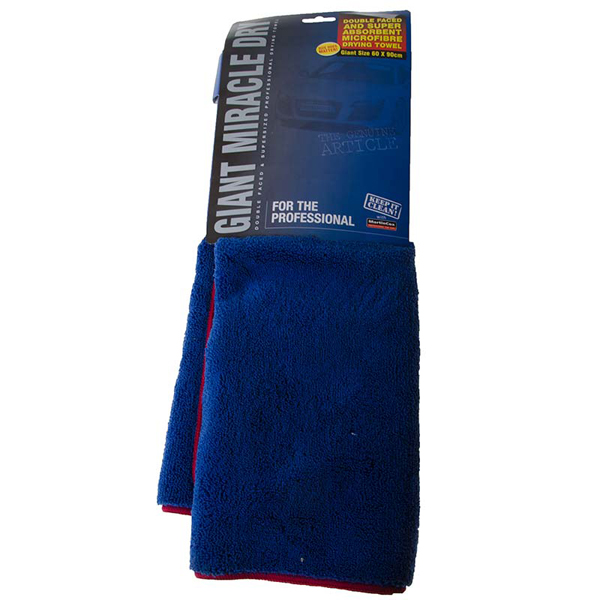 Martin Cox Giant Miracle Drying Towel Blue/Red 60 x 90cm
