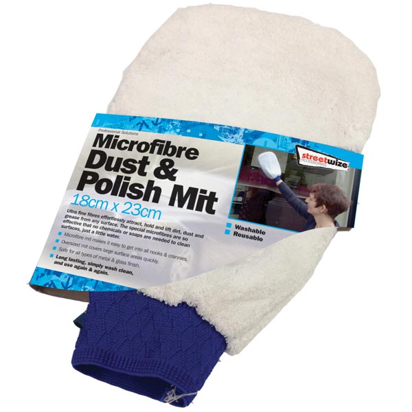 Streetwize Microfibre Dust & Polish Mitt