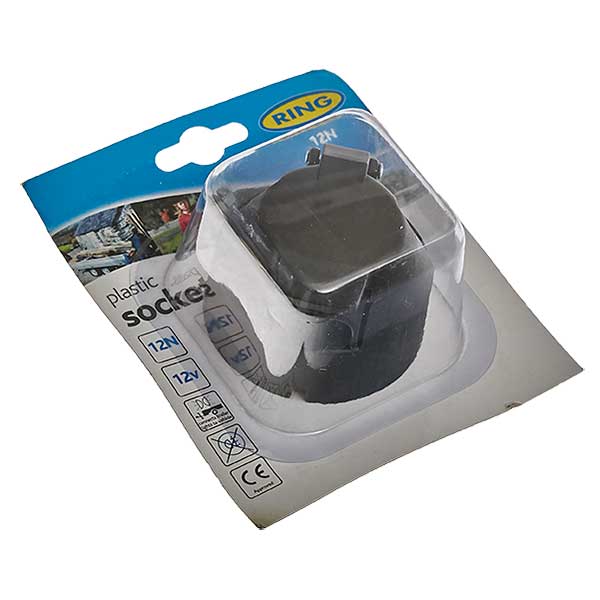 Ring 12N Plastic Socket with rear fog cut out