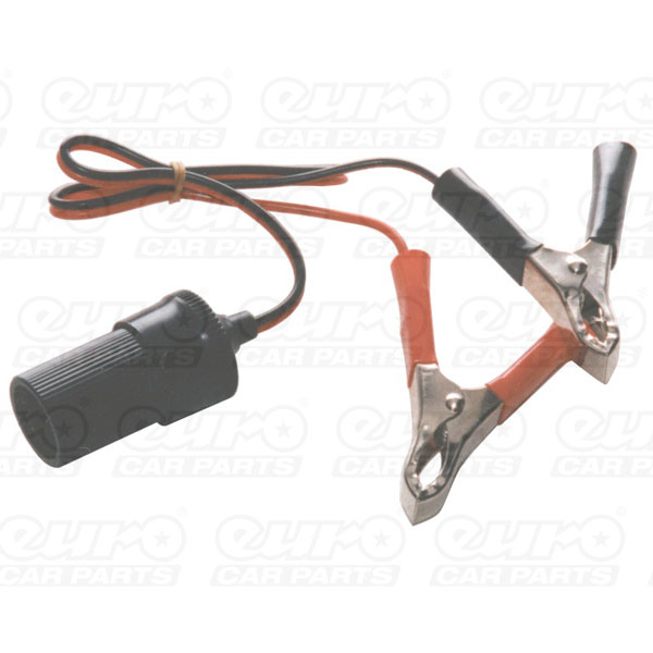 Carpoint Aux.lighter socket with 18-cable + batt.clamps