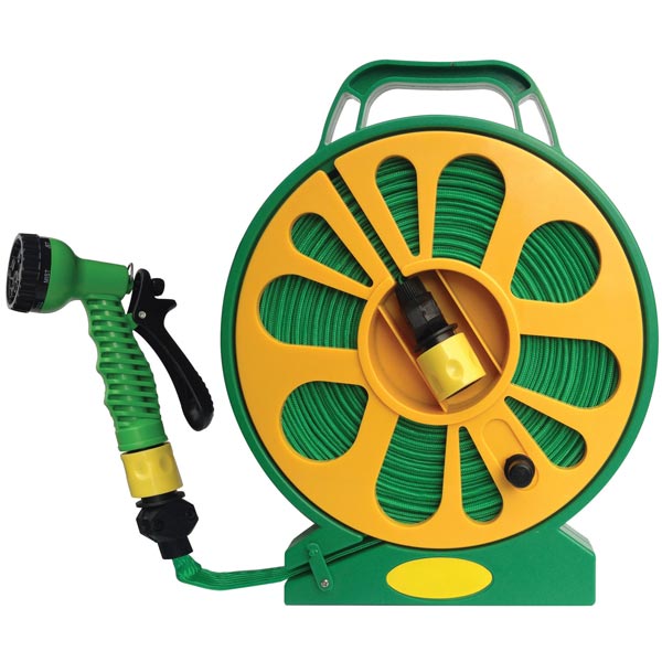 Streetwize Superflat Hose Reel 15m Length