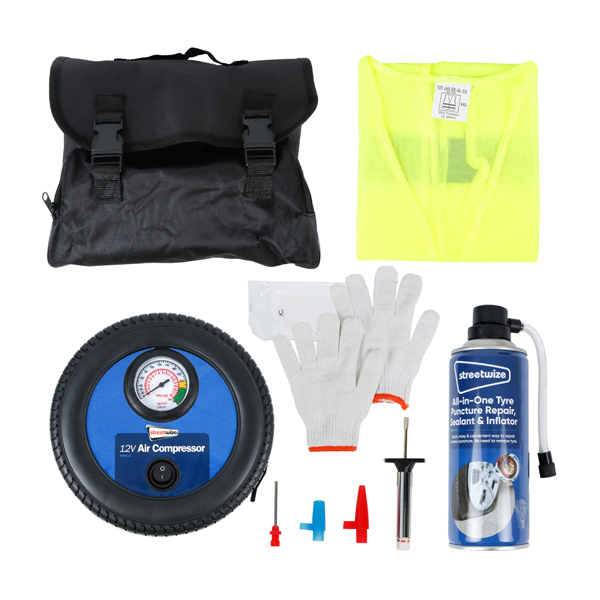 Streetwize Tyre Sealer & Inflator Kit