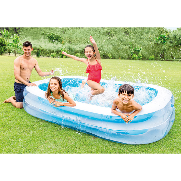 Intex Swim Center Inflatable Family Lounge Pool 8.5ft x 5.7ft
