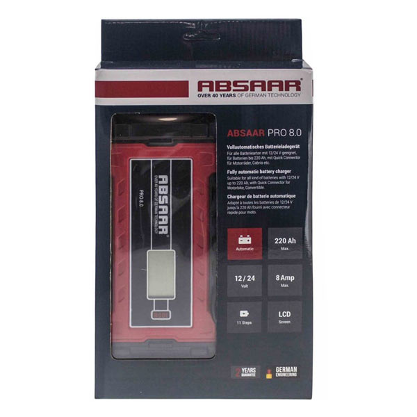 Absaar Pro Series Smart Charger - Pro 8