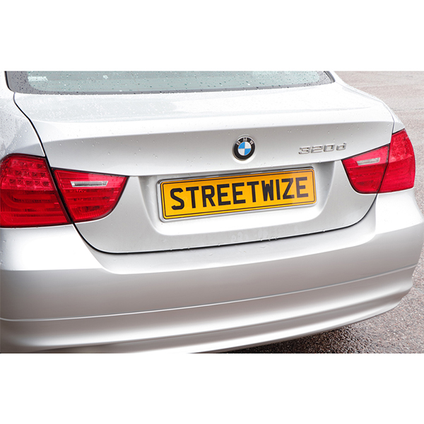 Streetwize Universal Chrome ABS Number Plate Surround