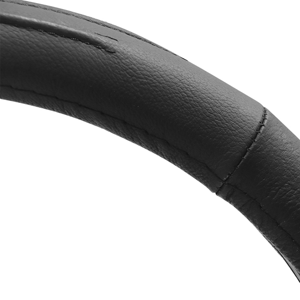 Streetwize Luxury Steering Wheel Cover - All Black Leather (Universal)