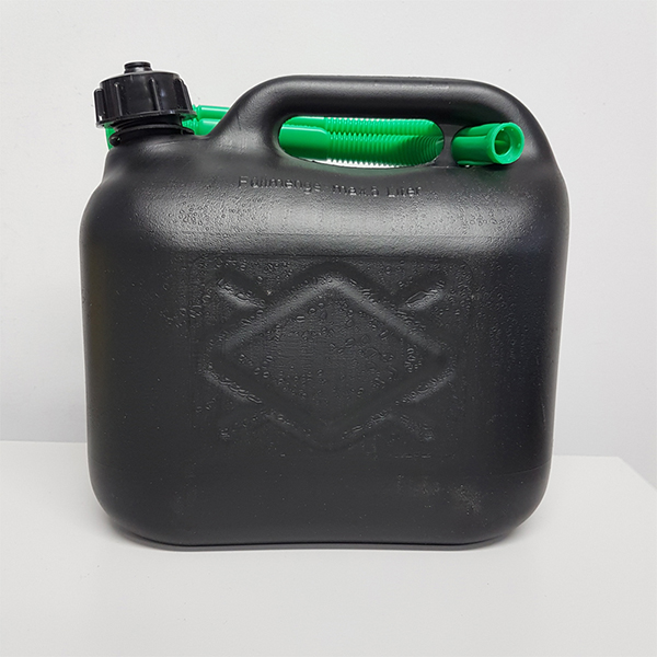 CAR-BORN 5L Plastic Black Fuel Can Approved