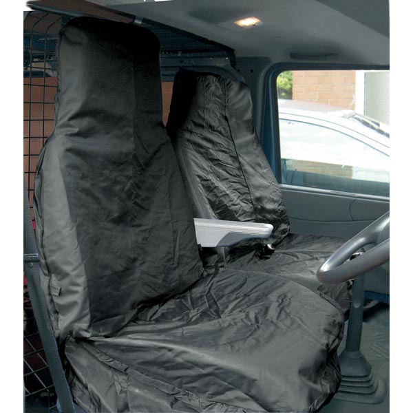 Streetwize Water Resistant Van [Single Seat + Twin Cab Seat] Seat Protectors in Black