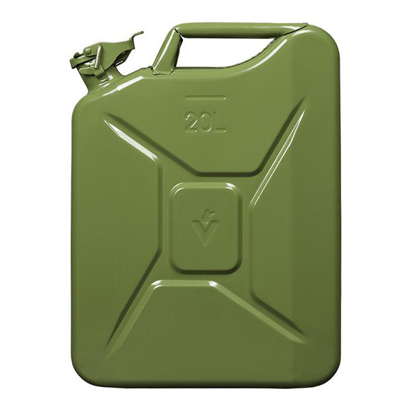 Carpoint Benzinekan 20Ltr. groen metaal UN-keur Carpoint Benzinekan 20Ltr. groen metaal UN-keur