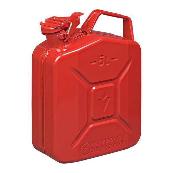 ProPlus Jerry Can 5L Metal Red Un- & Tuv/Gs-Approved